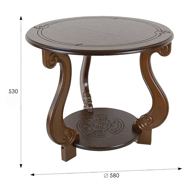 Журнальный стол Мебелик Грация (М) 000468 Фото № 3