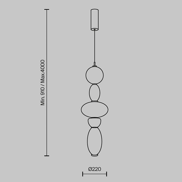 Подвесной светодиодный светильник Maytoni Adore MOD297PL-L24BS3K1 изображение 6 Подвесной светодиодный светильник Maytoni Adore MOD297PL-L24BS3K1 Фото № 6