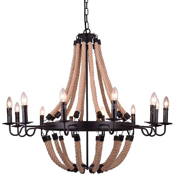 Подвесная люстра Arte Lamp Marsiglia A8956LM-12BK Фото № 2