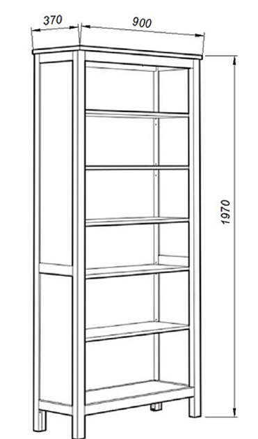 Стеллаж Шведский Стандарт Кантри 00 410215002300 Фото № 2
