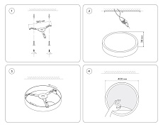 Настенно-потолочный светодиодный светильник Ambrella light Wallers Wall FW11133 1