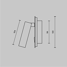 Светодиодный спот Maytoni Ios 176 C175-WL-01-6W-B 1