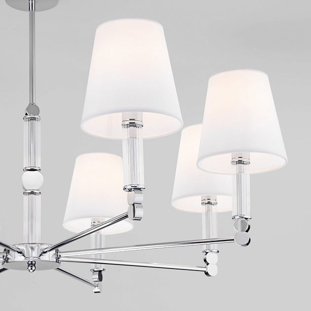 Потолочная люстра Eurosvet 60145/8 хром Фото № 3