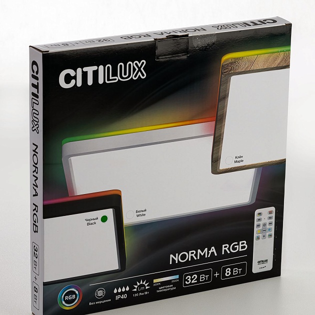 Потолочный светодиодный светильник Citilux Norma CL749K301 изображение 7 Потолочный светодиодный светильник Citilux Norma CL749K301 Фото № 7