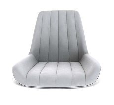 Барный стул Sheffilton SHT-ST37/S29 серое облако/белый муар 5575176302 2