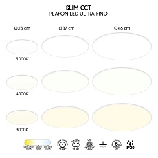 Потолочный светильник Mantra SLIM CCT 8692 1