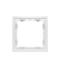 Рамка пластиковая Voltum S70 на 1 пост, (белый матовый) VLS100102 2