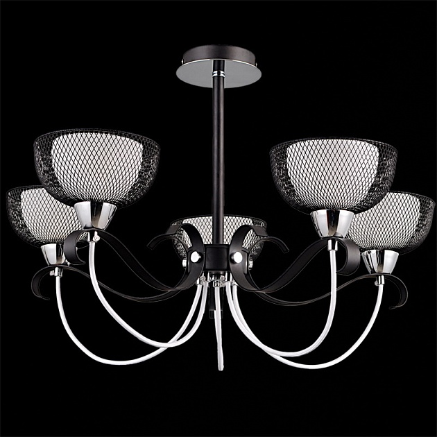 Подвесная люстра Illumico IL8724-5CSQ-79 CR BK изображение 1 Подвесная люстра Illumico IL8724-5CSQ-79 CR BK Фото № 1