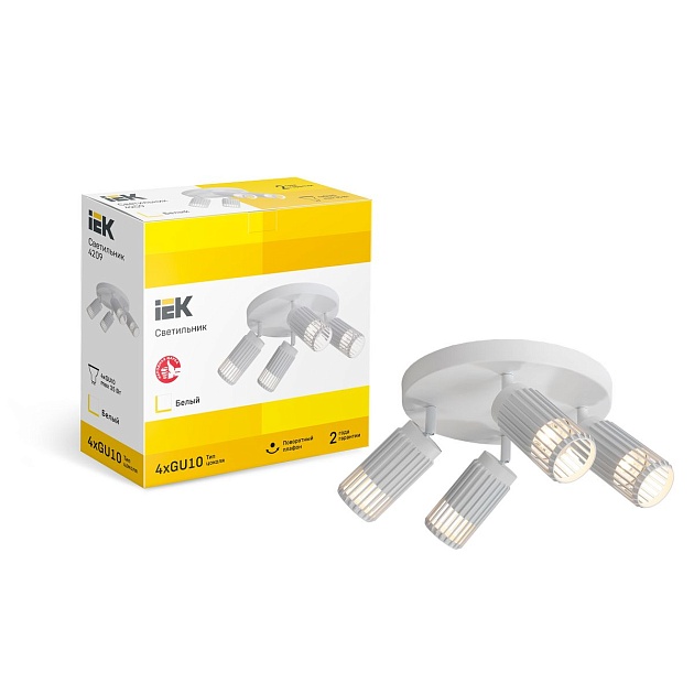 Спот IEK LT-UPB0-4209-GU10-4-K01 Фото № 3
