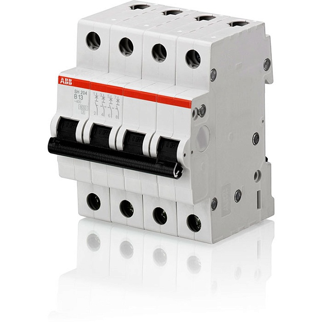 Автоматический выключатель 4-пол.SH204L C10* 2CDS244001R0104 Фото № 1