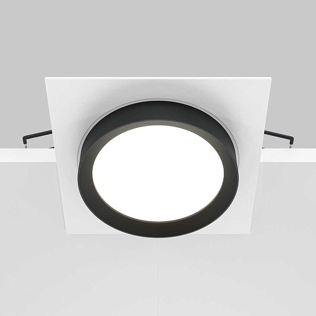 Встраиваемый светильник Maytoni Hoop DL086-GX53-SQ-WB изображение 4 Встраиваемый светильник Maytoni Hoop DL086-GX53-SQ-WB Фото № 4