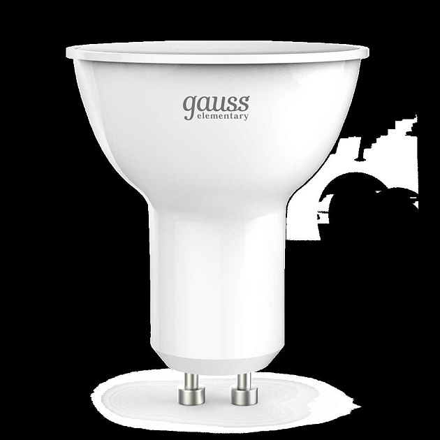 Лампа светодиодная Gauss GU10 11W 6500K матовая 13631 Фото № 1