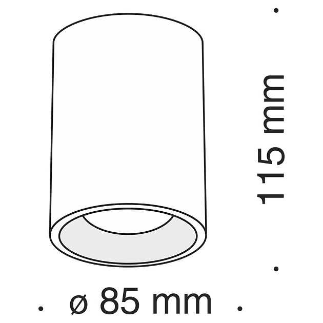 Потолочный светильник Maytoni Alfa C012CL-01W Фото № 5