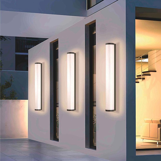 Уличный настенный светодиодный светильник Favourite Kolonne 4639-1W изображение 5 Уличный настенный светодиодный светильник Favourite Kolonne 4639-1W Фото № 5