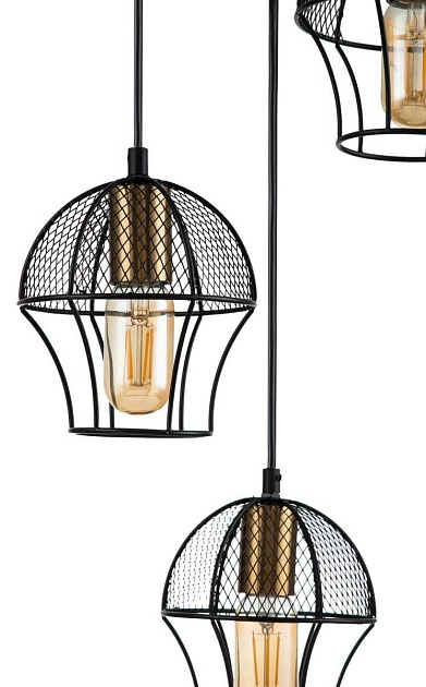 Подвесная люстра Indigo Pallo 10011/3P Black V000187 Фото № 3