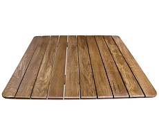 Кухонный стол Sheffilton SHT-TU14/ДУБ 80/80 дуб браш.коричневый/чёрный муар/золото 1357551802 3