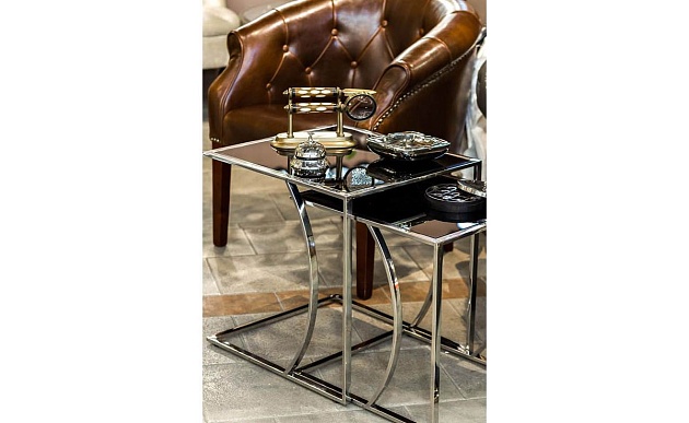 Приставной стол Garda Decor 13RXNT5076M-Silver Фото № 6
