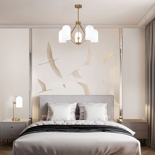 Подвесная люстра Eurosvet Bambola 60157/5 латунь Фото № 5