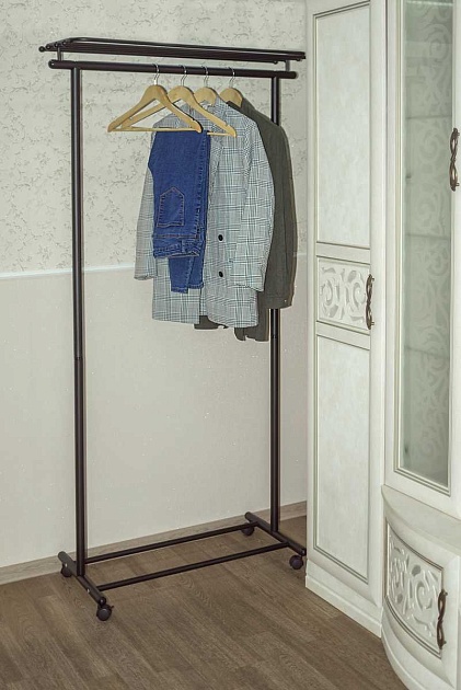 Гардеробная вешалка на колесах Мебелик М 9 001774 Фото № 14