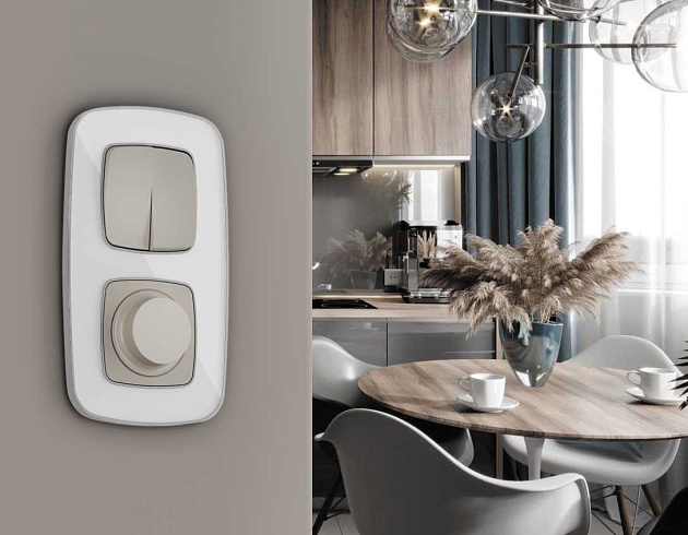 Лицевая панель выключателя AMBRELLA VOLT OP3630 Фото № 2