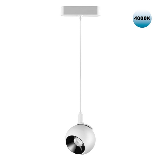 Трековый подвесной светодиодный светильник для низковольтного шинопровода Novotech Shino Smal 359099 изображение 1 Трековый подвесной светодиодный светильник для низковольтного шинопровода Novotech Shino Smal 359099 Фото № 1