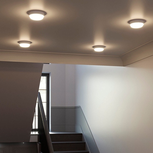 Настенно-потолочный светодиодный светильник Gauss Hall 193411208-S Фото № 3