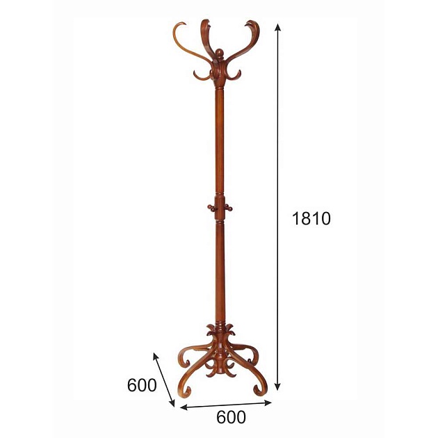 Напольная вешалка Мебелик В 2Н 000688 изображение 3 Напольная вешалка Мебелик В 2Н 000688 Фото № 3