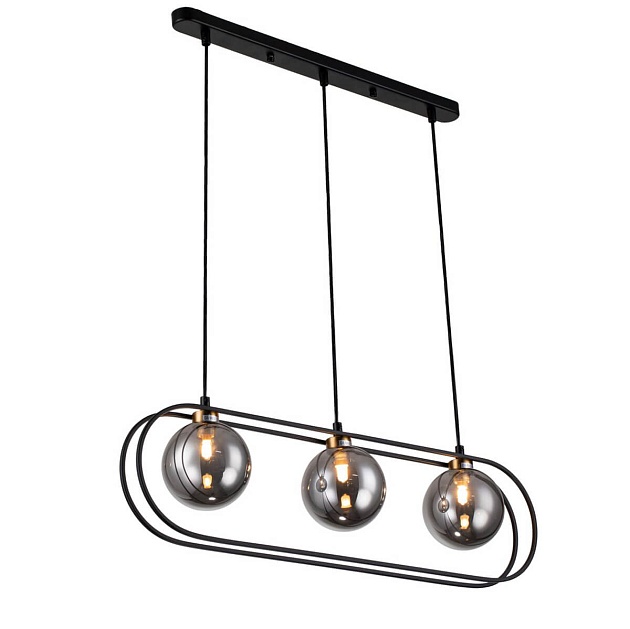 Подвесной светильник Indigo Spazio 11017/3P Black V000162 Фото № 1