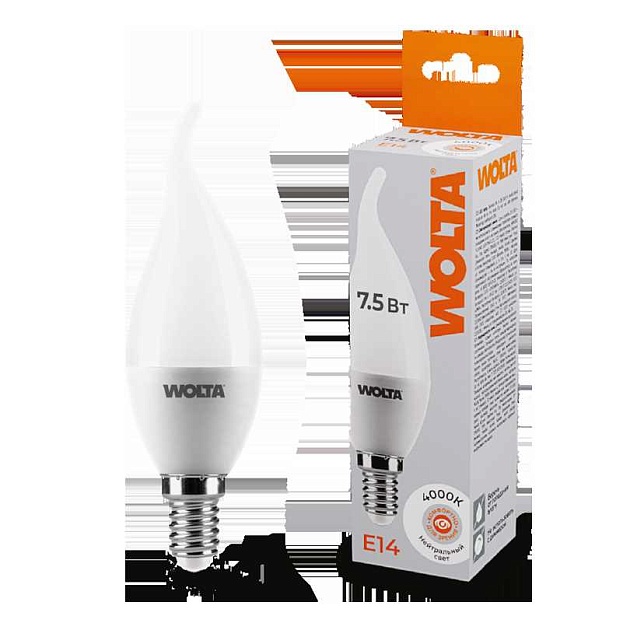 Светодиодная лампа WOLTA 25SCD7.5E14 изображение 1 Светодиодная лампа WOLTA 25SCD7.5E14 Фото № 1