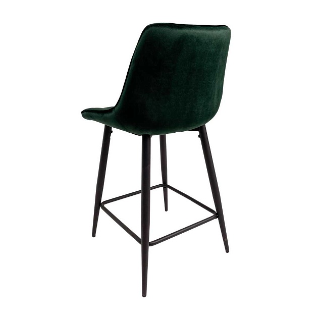 Полубарный стул AksHome Linx темно-зеленый, велюр 86208 Фото № 9