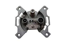 ТВ-розетка оконечная TV/SAT/R Liregus Retro коричневый омбре 29-030 1