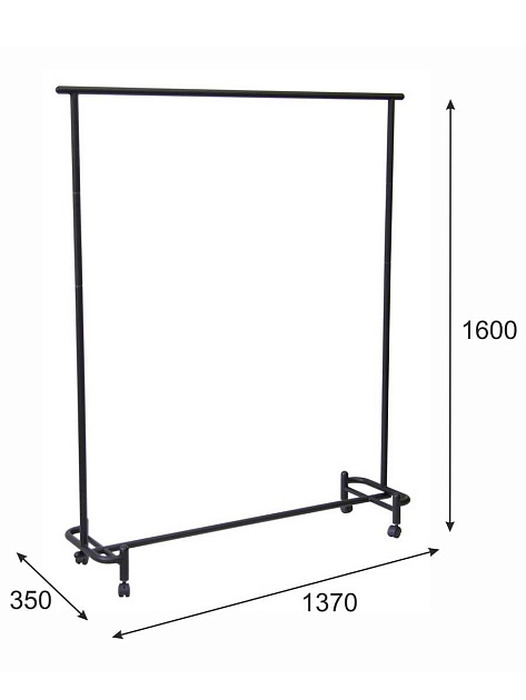 Гардеробная вешалка Мебелик Пико 26 001314 изображение 3 Гардеробная вешалка Мебелик Пико 26 001314 Фото № 3