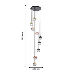 Подвесная светодиодная люстра Favourite Luna 4371-9P 1