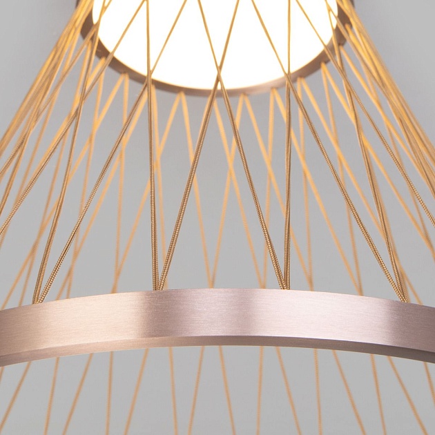 Потолочный светодиодный светильник Eurosvet Cesta 40018/1 LED коричневый изображение 4 Потолочный светодиодный светильник Eurosvet Cesta 40018/1 LED коричневый Фото № 4