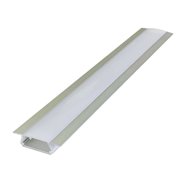 Профиль встраиваемый с рассеивателем серебро 2м. Apeyron 08-02 Фото № 1