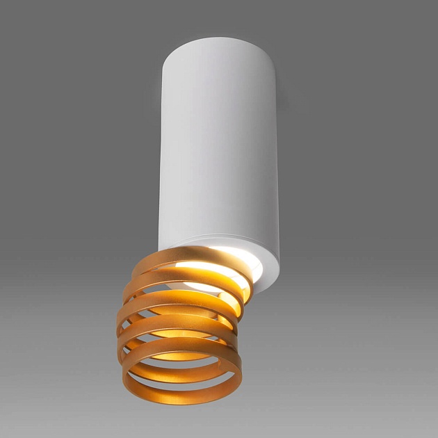Потолочный светильник Elektrostandard DLN102 GU10 белый/золото a047748 изображение 3 Потолочный светильник Elektrostandard DLN102 GU10 белый/золото a047748 Фото № 3