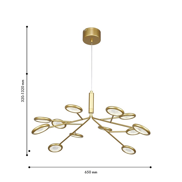 Подвесная светодиодная люстра F-Promo Mugs 4253-12P Фото № 2