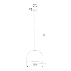 Подвесной светильник TK Lighting 10171 Zoe 1