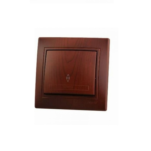 Выключатель проходной Lezard Mira вишня 701-0601-105 Фото № 1