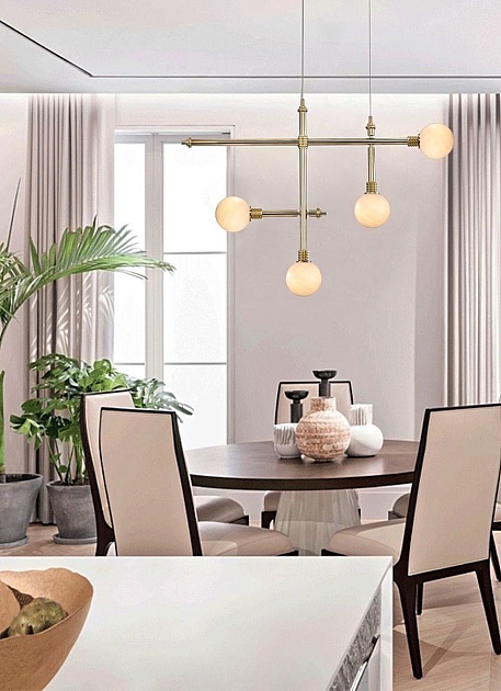 Подвесная люстра Mizi'en Lizze MZ121730-4-1000 Фото № 3