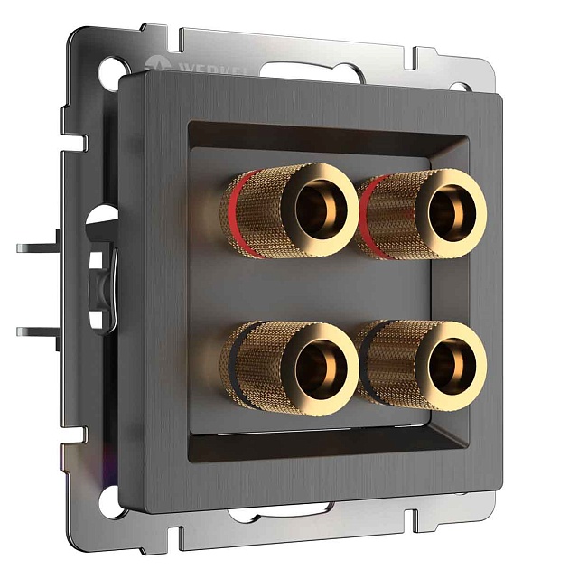 Акустическая розетка Werkel (графит рифленый) W1185004 4690389158698 Фото № 1