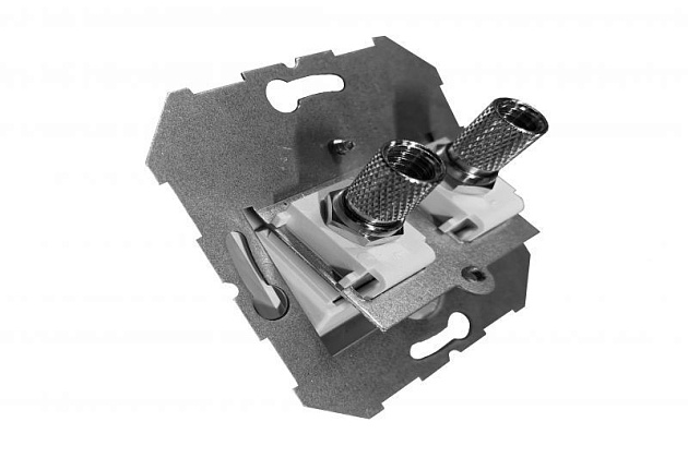 ТВ-розетка двойная оконечная Liregus Epsilon шампань 28-3145 изображение 3 ТВ-розетка двойная оконечная Liregus Epsilon шампань 28-3145 Фото № 3