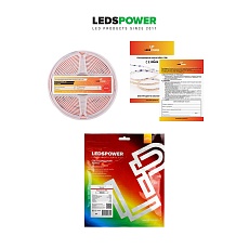Светодиодная лента LEDS POWER NEW COB 256/м (11Вт/м) 24В красная 006345 2