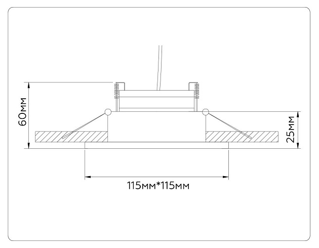 Встраиваемый светильник Ambrella light TECHNO SPOT TN52338 изображение 6 Встраиваемый светильник Ambrella light TECHNO SPOT TN52338 Фото № 6