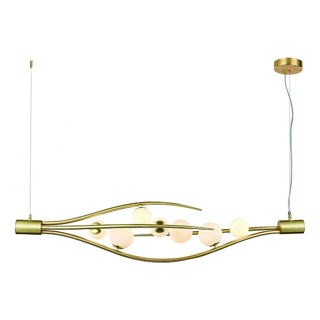 Подвесная люстра Indigo Flusso 11025/7P Gold V000231 изображение 1 Подвесная люстра Indigo Flusso 11025/7P Gold V000231 Фото № 1