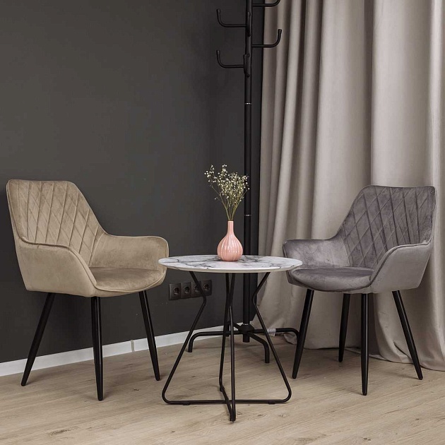 Кресло AksHome Pablo бежевый, велюр 72326 изображение 8 Кресло AksHome Pablo бежевый, велюр 72326 Фото № 8