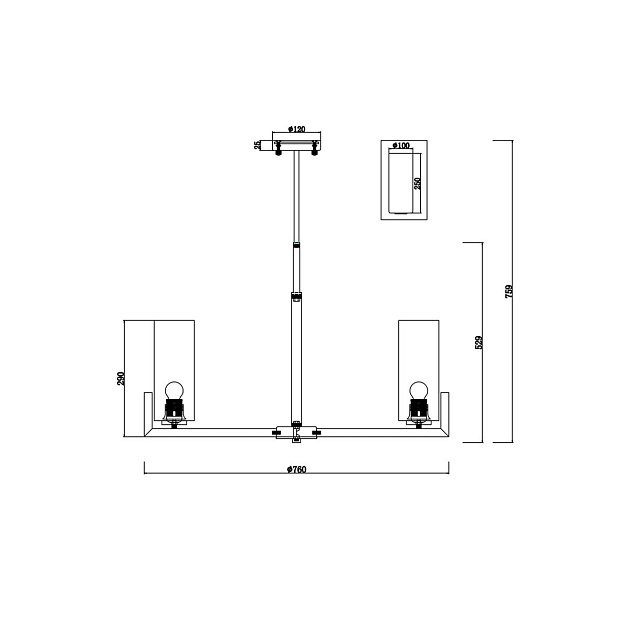 Подвесная люстра Maytoni Fortano MOD089PL-08BS изображение 9 Подвесная люстра Maytoni Fortano MOD089PL-08BS Фото № 9