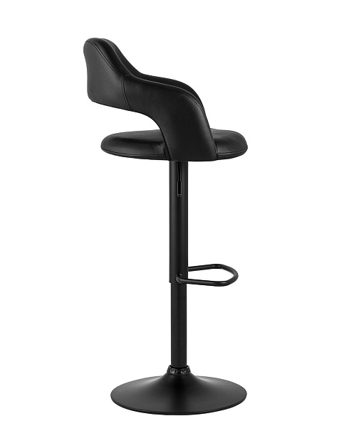 Барный стул Stool Group Рич черный черная ножка PEACHEY BLACK Фото № 3