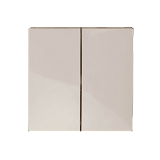 Выключатель двухклавишный ЭРА Elegance 10AX 250V 14-1104-02 Б0034231 1