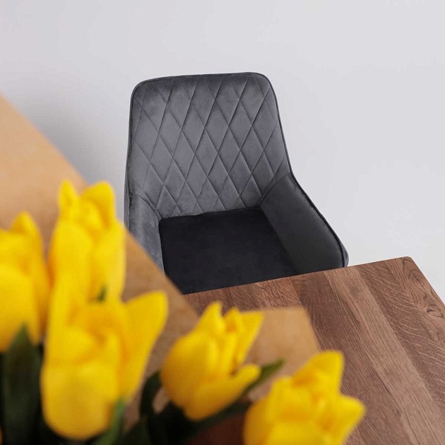 Кресло AksHome Pablo серый, велюр 72329 Фото № 13